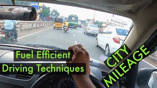 Car Mileage - City Drive - Increasing tips - Part 2  Fuel Efficient Driving Techniques