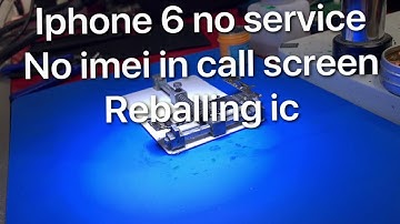 Reballing ic ...iPhone 6 Baseband No service repair