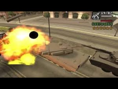 GTA san andreas/შეგვიძლია 6 ვარსკვლავზე ასვლა სან ანდრეასში ტანკით??