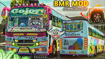 New GRAND BMR V2 TOURIST Bus Mod For Bussid🥵Bus Mod | Tourist Bus Mod | Bussid New Mod #bussidmod