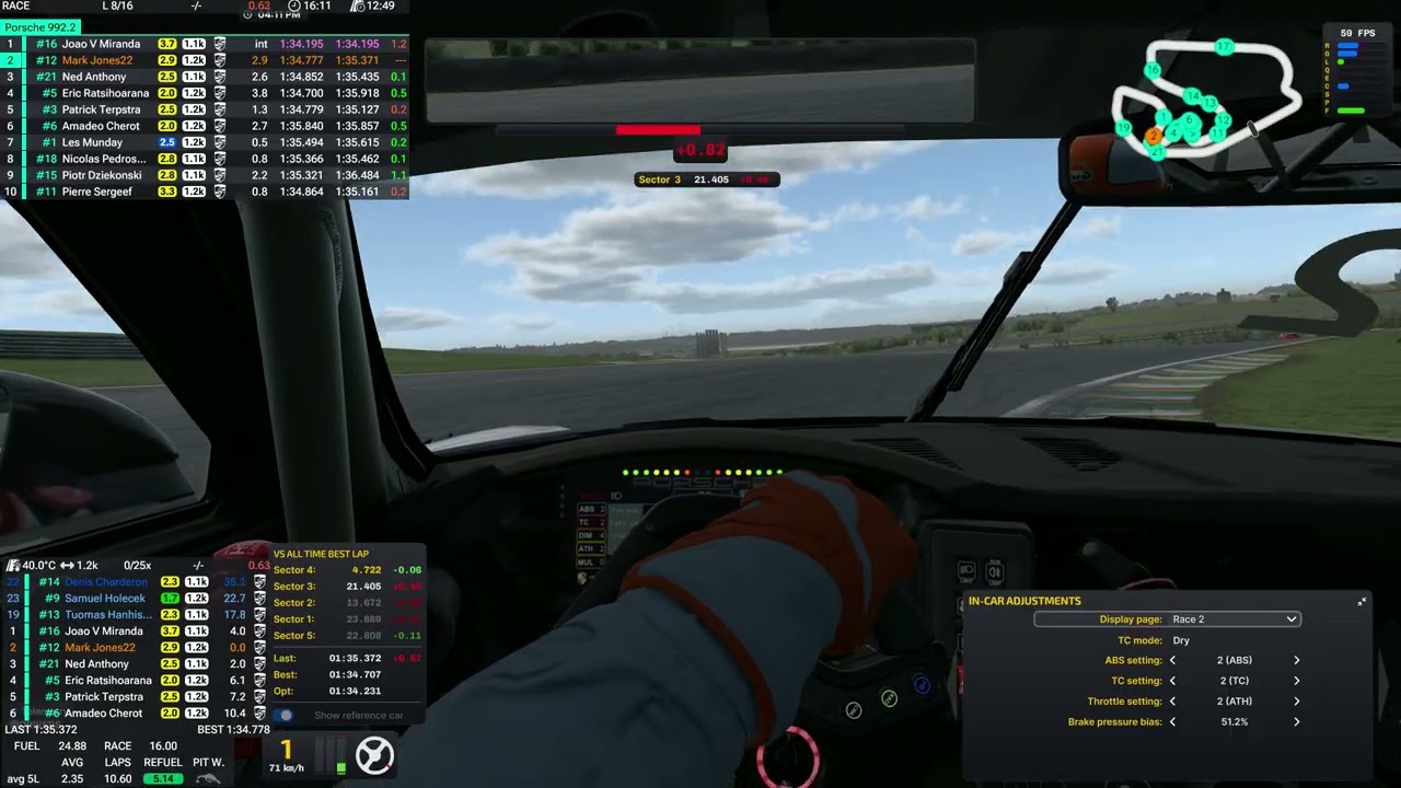 Iracing Porsche Cup Interlagos P2