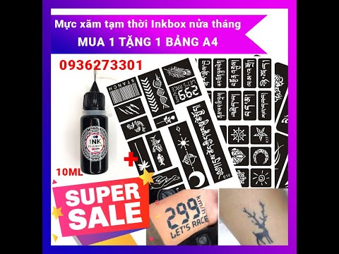 Video Các bước có hình xăm 15 ngày cực đẹp - youtube