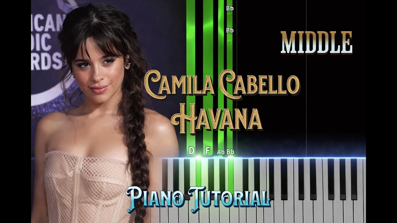 Havana  Camila Cabello Middle Piano Tutorial