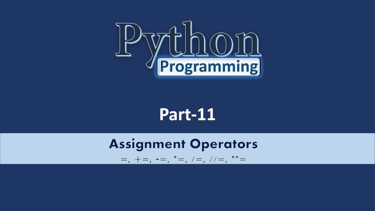 Assignment Operator│Python │Part# 11│Learn CSE Malayalam│കമ്പ്യൂട്ടർ സയ ...