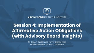 AAP 101 Series: Session 4