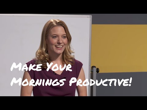 How to Make Your Mornings More Productive with Laura Vanderkam
