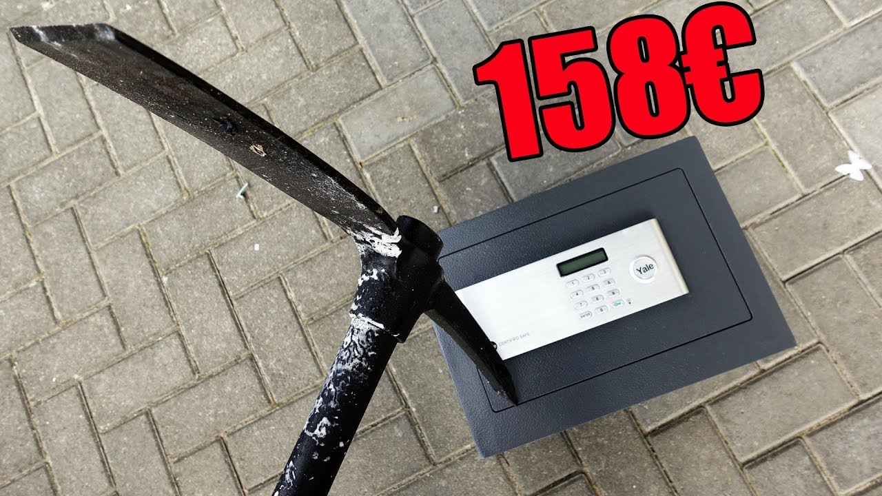 Experiment - Wie stabil ist der 158€ Digital Code Tresor von Yale?