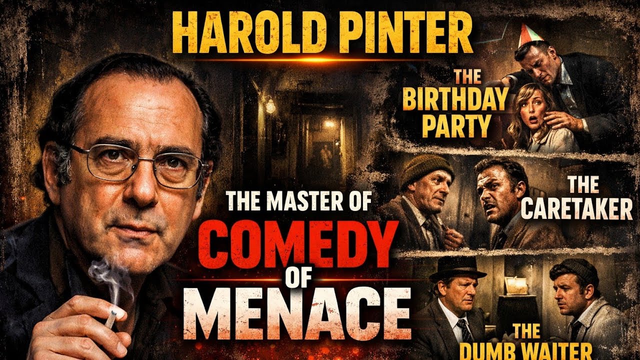 HAROLD PINTER - THE MASTER OF COMEDY OF MENACE (THE BIRTHDAY PARTY, THE CARETAKER, THE DUMB WAITER)