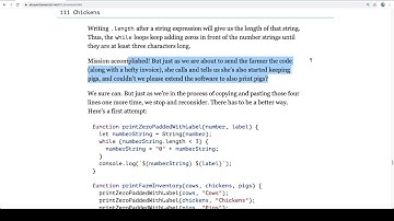 Eloquent JavaScript Read-Along - Functions - 010 - Growing Functions
