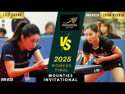 Lily Zhang (USA) vs Yoon Hyobin 윤효빈 (KOR) | FULL MATCH | Mounties Invitational 2025 - Women's FINAL