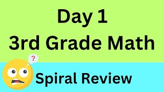 3rd Grade Math Spiral Review - 30 Minute Timer - Relaxing Music (Day 1)