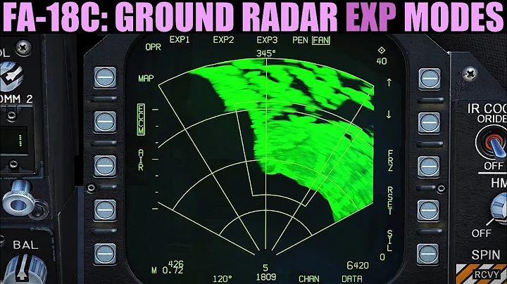 FA-18C Hornet: Air To Ground Radar (EXP Modes)(With AGM-154 JSOW) | DCS WORLD