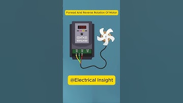 One Wire Controls the Forward and Reverse Rotation of Inverter  #electrician #electrical #inverter