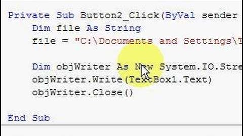 VB.net 2008 beginner tutorial Part 6