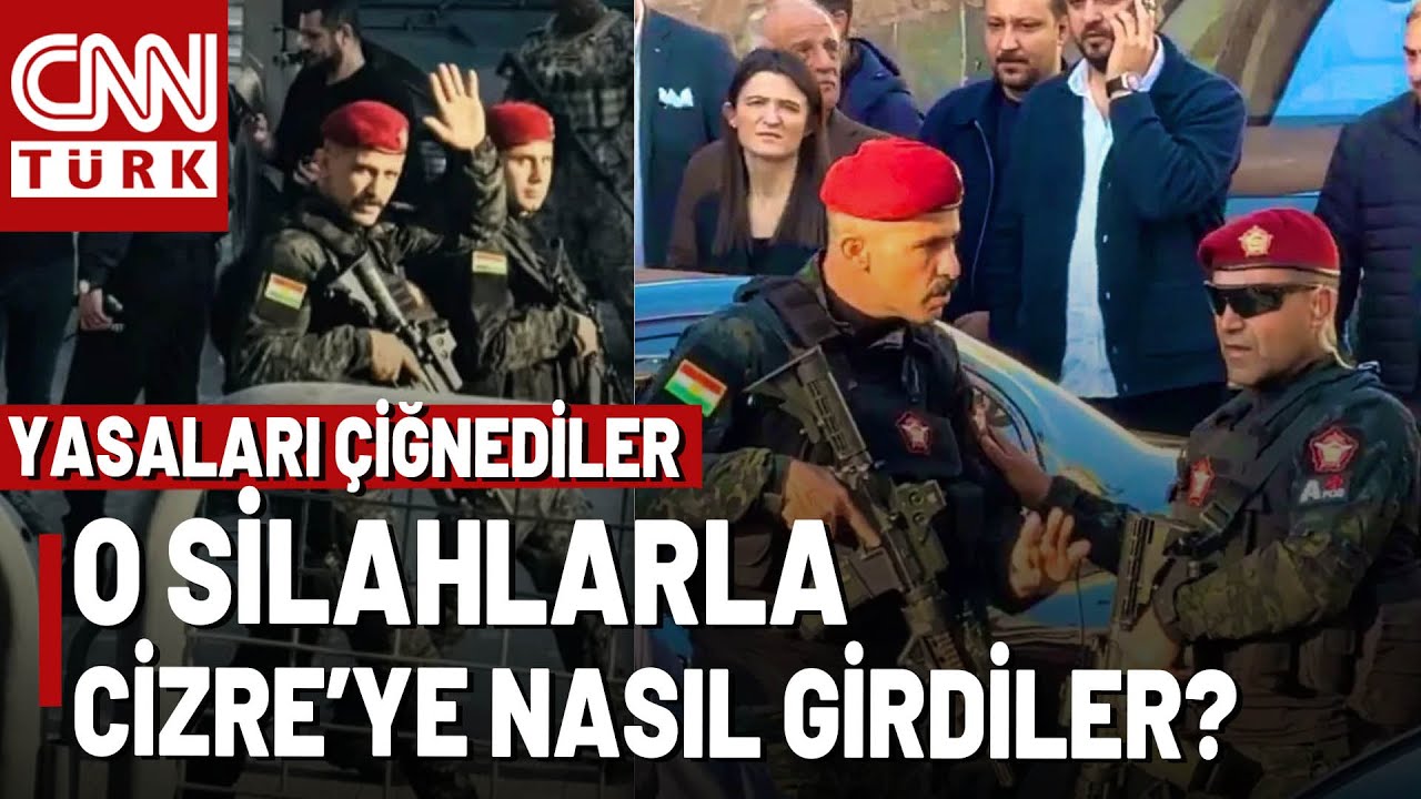 Şok Eden Görüntüler: Barzani'nin Peşmergeleri, Uzun Namlulu Silahlarla Cizre'ye Nasıl Girdi?