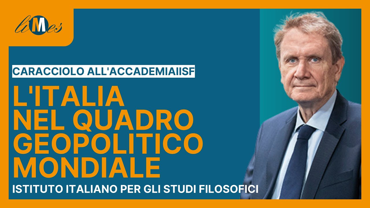 L'Italia nel quadro geopolitico mondiale - Caracciolo all'istituto Italiano per gli Studi Filosofici