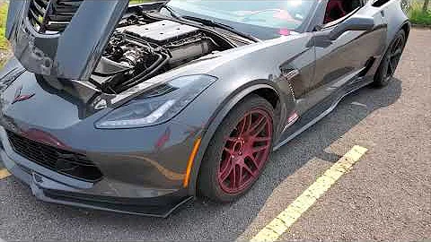 Z06 Corvette vs  Kia Stinger GT AWD - 1/4 Mile Drag Race
