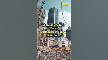 🌍🔥Dream Quakes: Navigating the Tremors of Earthquake Dreams! 💭🔮 #dream #dreamsymbols #shorts