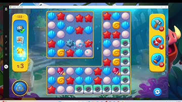 Fishdom Level 133 – Step-by-Step F2P Walkthrough with Audio Tips