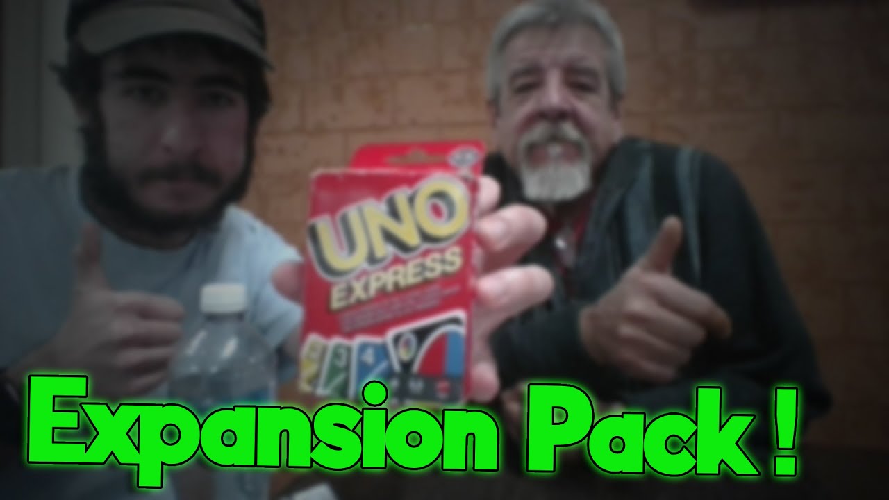 Playing Uno with my Dad but with Another Expansion Pack!