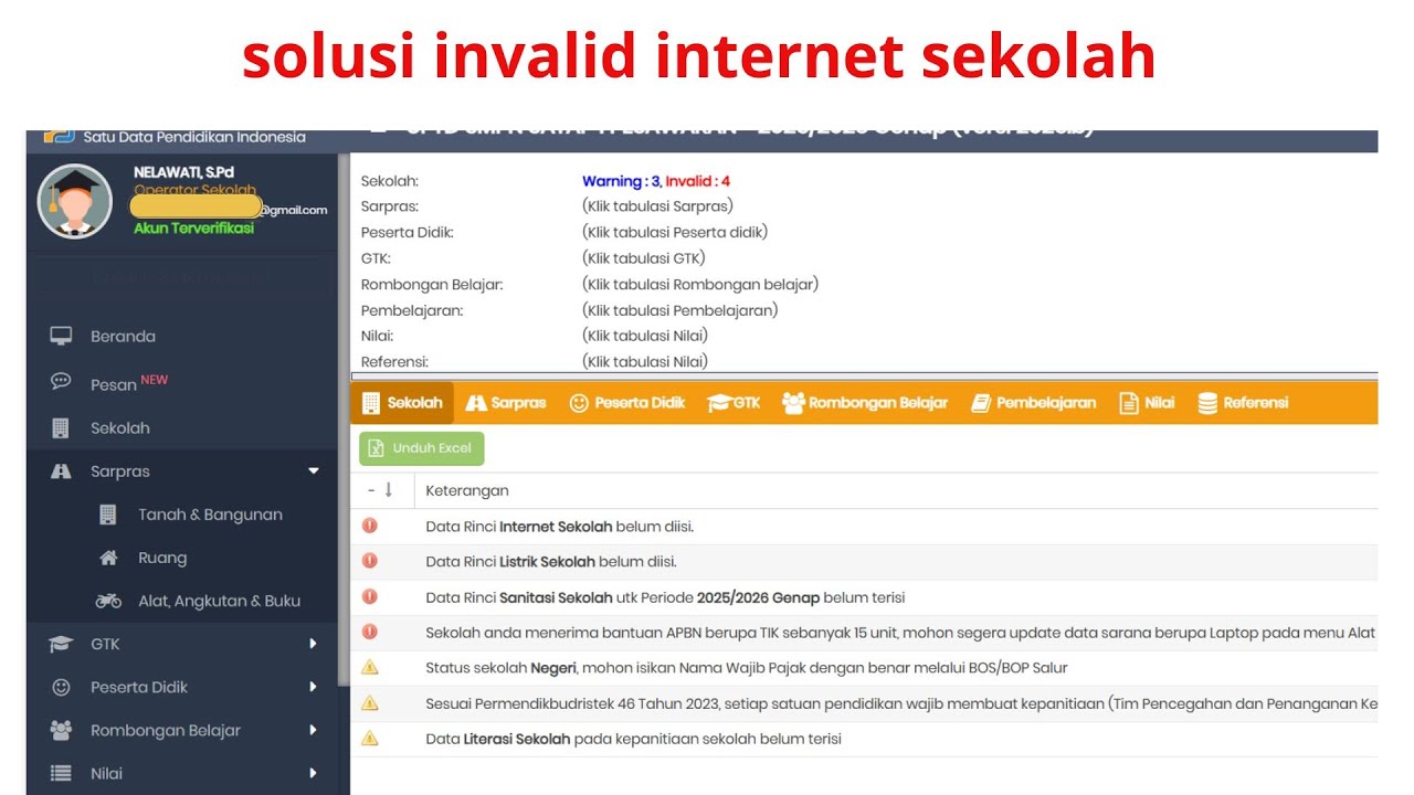 solusi invalid data internet sekolah di dapodik 2026.b- cara mengisi data internet disekolah