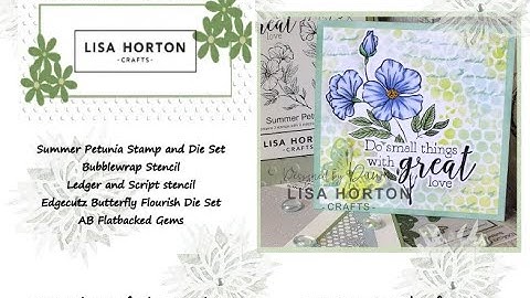 FACEBOOK LIVE - DAWN SIRDEFIELD a blooming lovely Summer Petunia card