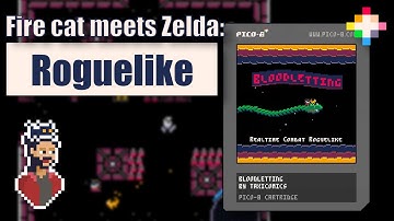 Your Health is a resource in this dungeon | Bloodletting | PICO-8 Game