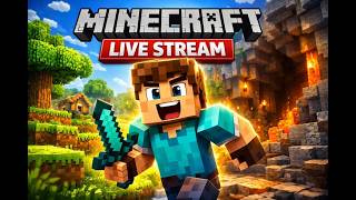 CHILL STREAM ON YOUTUBE #minecraft #verticallive #shortlive #verticallivefeed #youtubeshorts