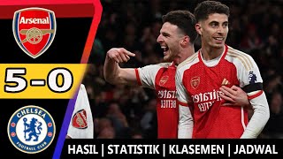 Arsenal vs Chelsea 5-0 ~ Premier League results last night ~ Arsenal is at the top of the standings by Calon Pejabat 9 views 3 weeks ago 2 minutes, 38 seconds