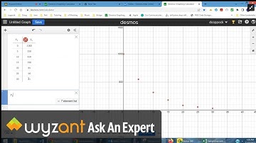 How to create exponential regression on Desmos (copying data from excel).