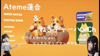 【Party Animals】コラボだ！わっしょいマッスルタッグマッチ！【ねぎ様コラボ企画】