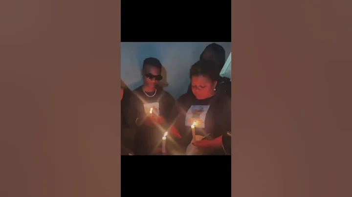 Wizkid holds candle light procession for mum