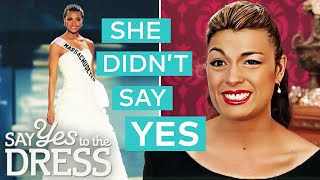 Wedding Dress Model Tries 7 Different Dresses & STILL Can't Make A Decision | Say Yes To The Dress
