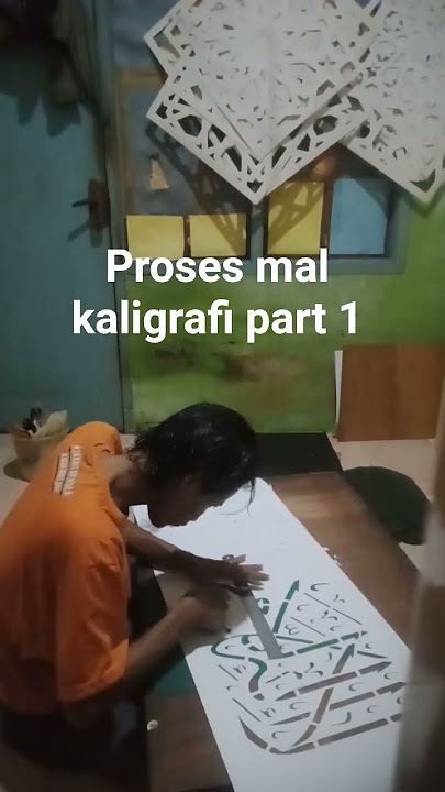 calligraphy pattern making process #shortsvideo #art