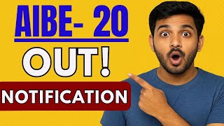 AIBE 20 Notification 2025 Released | Registration, Exam Date, Eligibility &amp; Full Details