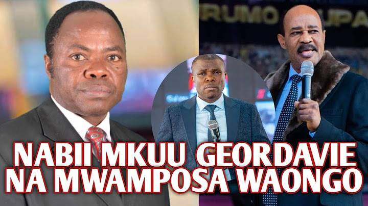 FAUSTIN MUNISHI AFICHUA SIRI ZA NABII MKUU GEORDAVIE NA MWAMPOSA | WANAVYODANGANYA WATU