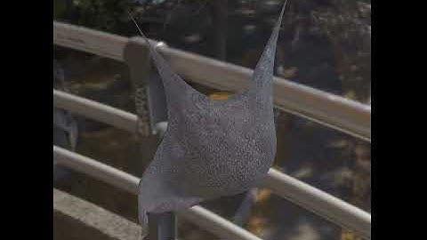 Real time cloth simulation with physically based shading