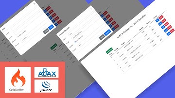 Unlock the Secret to Streamlining CRUD - It Only Takes PHP, CodeIgniter, JQuery and AJAX