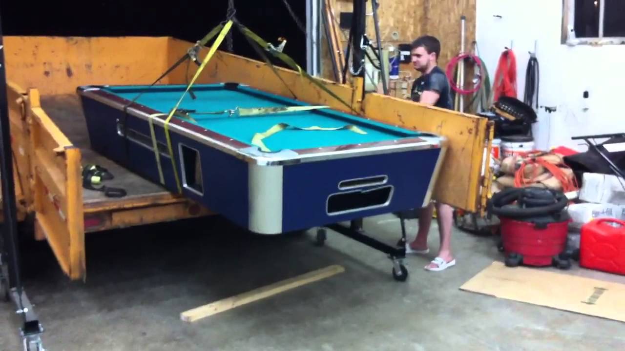 How NOT To Move A Pool Table YouTube