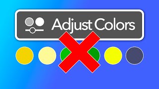 Photoshop Adjust Colors... NOT What You Think?