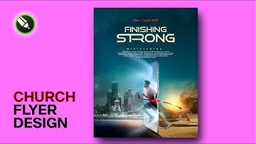 How to Design a Church Flyer | CorelDraw Tutorial