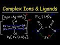Complex Ions Ligands Coordination Compounds Basic Introduction Chemistry Complex Ions Ligands Coordination Compounds Basic Introduction Chemistry
