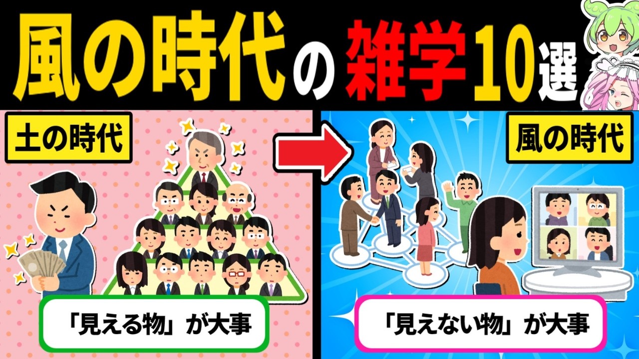 【2025年】風の時代がついに本格化|特徴とやるべきこと【ずんだもん】【解説】 - YouTube