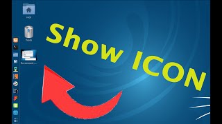 show desktop icons ( Kali Linux )