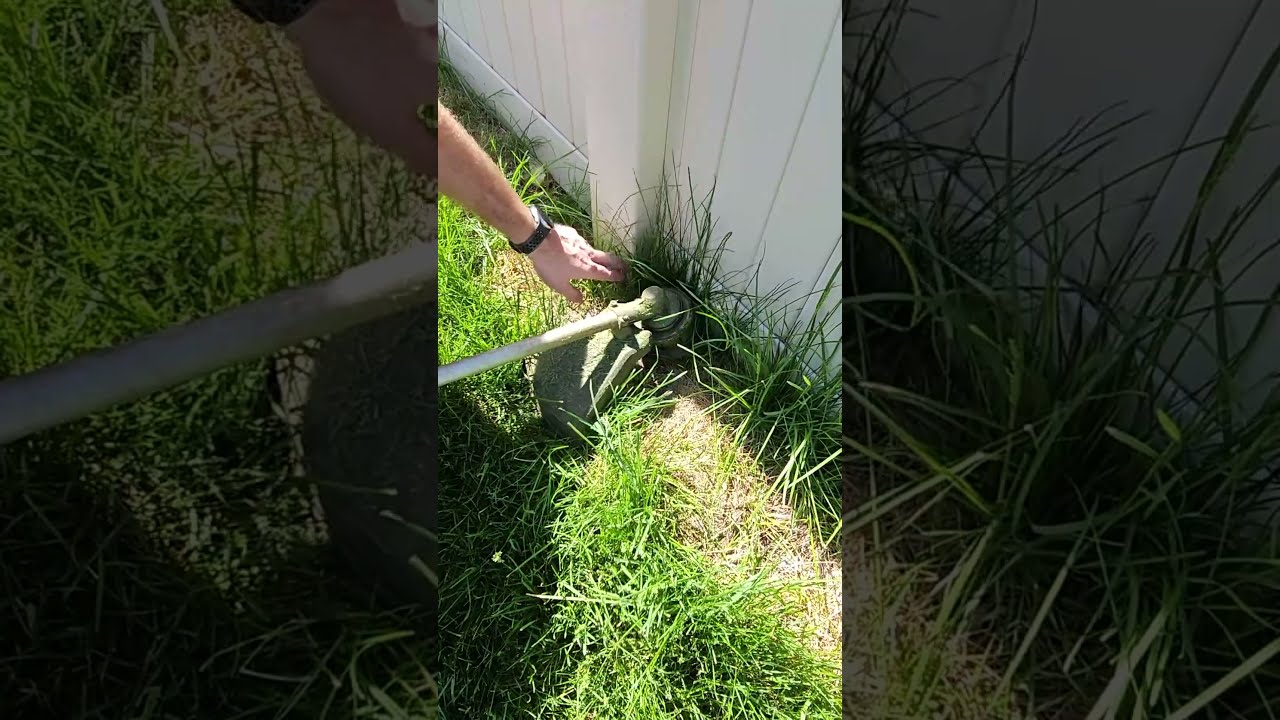 Weed Eater For The Win In Those Tight Corners