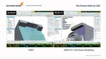 Rapidform XOR3 SP1 CAD to Scan Alignment