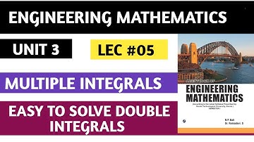 Multiple integrals Unit 3 Easy to solve double Integral #integrals