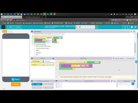Building an App Image Scroller Lesson 14.4 Tutorial with Answers Code.org CS Principles