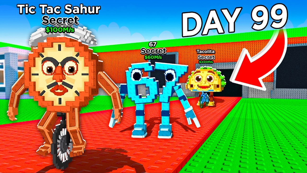 I Spent 100 DAYS In Steal a Brainrot!