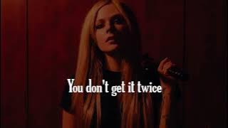 Avril Lavigne - Bite Me (Acoustic)(Lyrics)